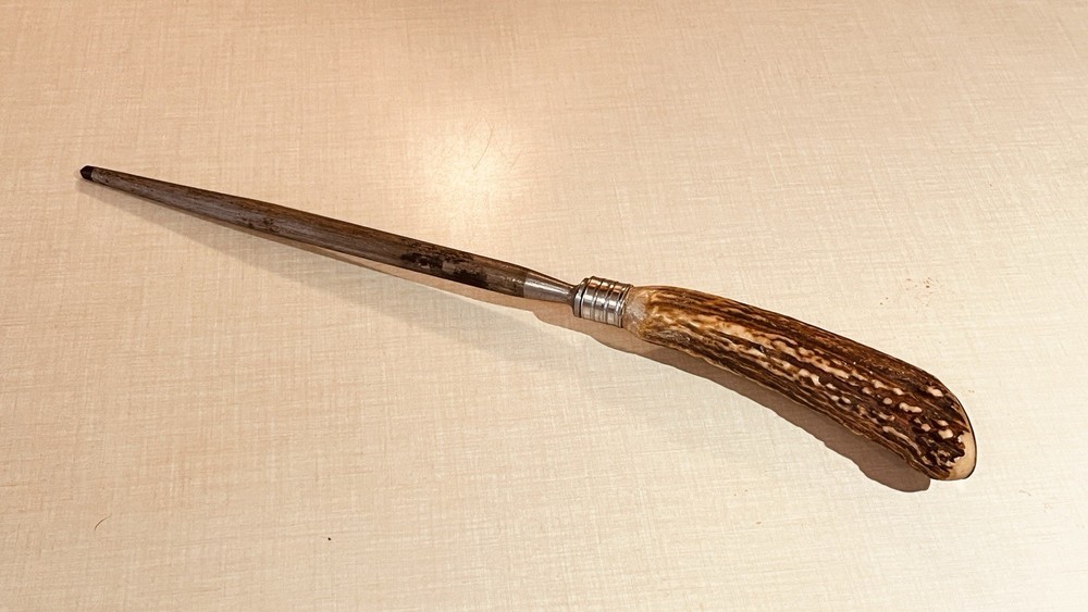 VTG Stag Horn Handle Knife Sharpener