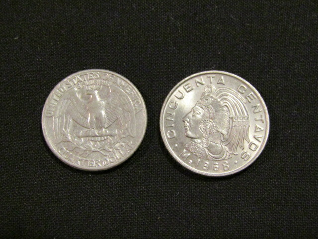 Mexico 1968-Mo 50 Centavos unc Coin
