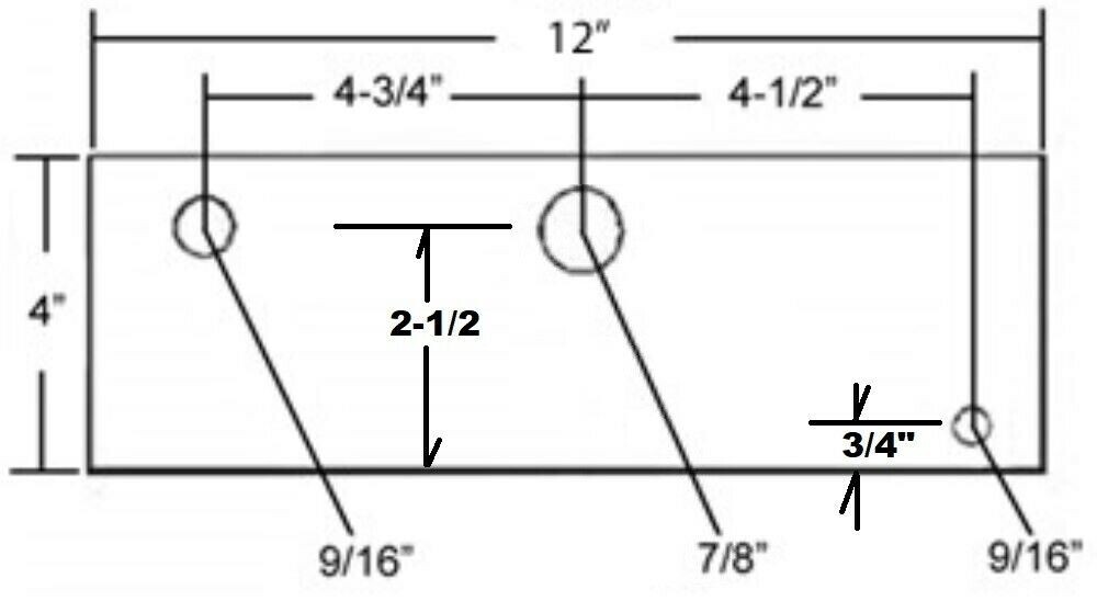 Pair Trailer Suspension Rebuilt Kit Slipper Spring 12" Equalizer Bushings Bolts