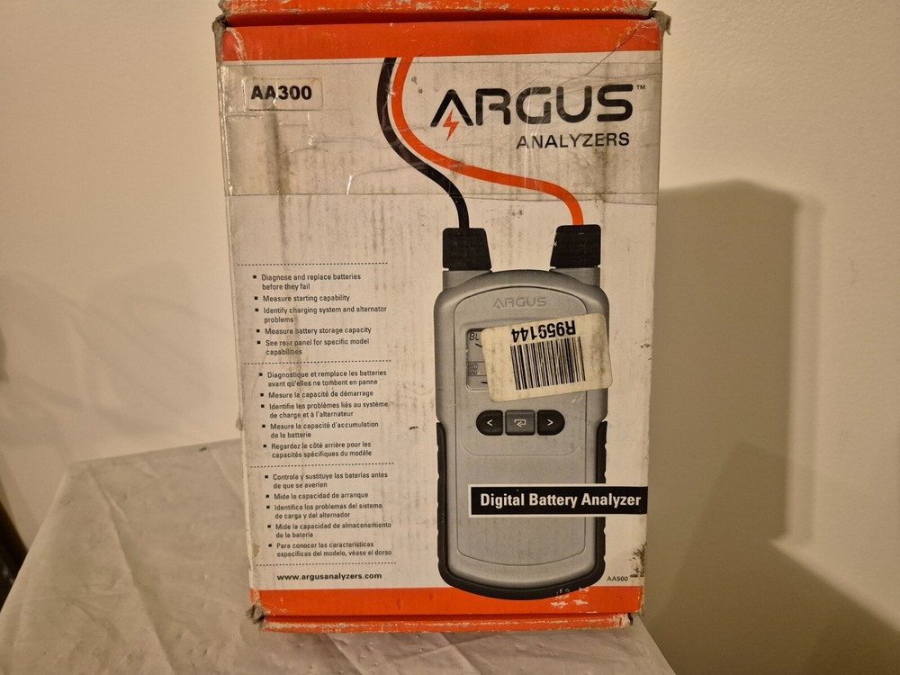 Digital Battery Analyzer Argus Analyzers AA300 with Case