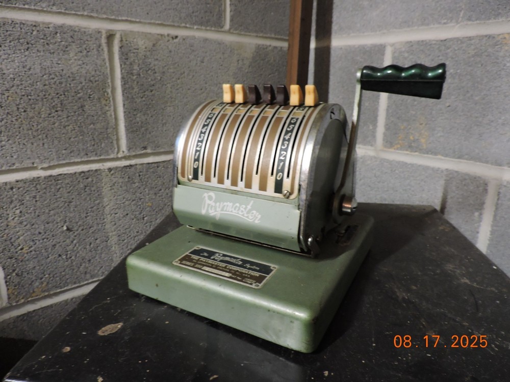 PAYMASTER VINTAGE MONEY ORDER MACHINE