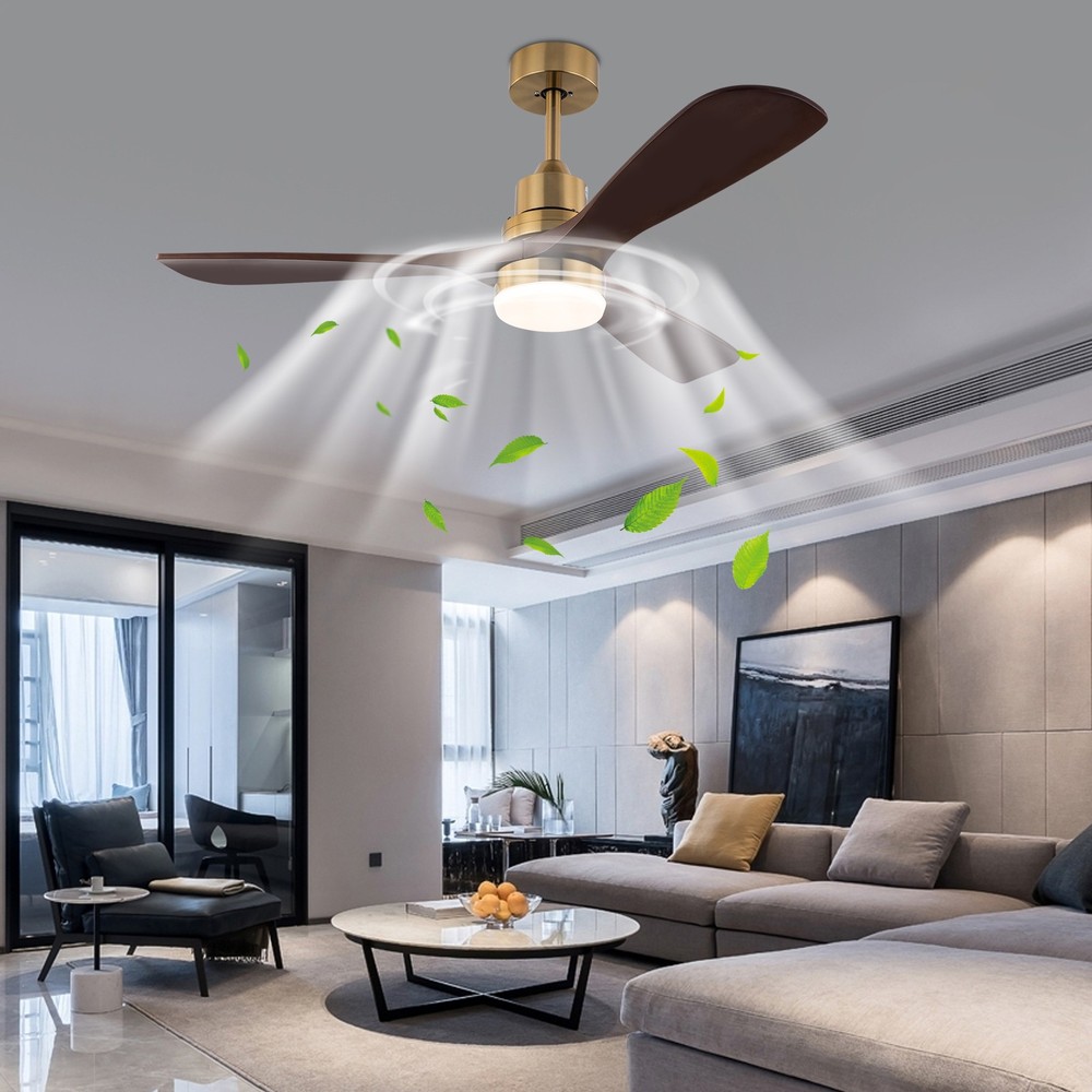 6-Gears Ceiling Fan Light LED Ceiling Fan with Light Remote Control Fan Light