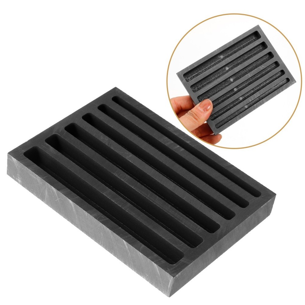 Silver Graphite Ingot Mold Moulds Casting Ingots Designs Gold Crucible
