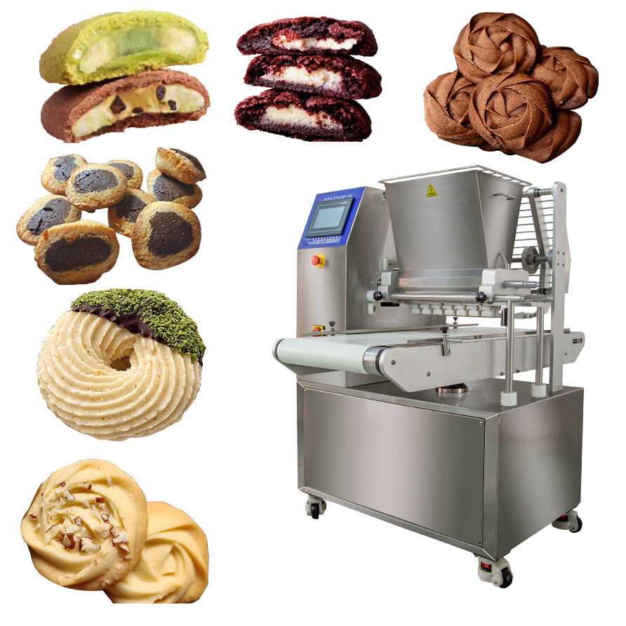 Hot Automatic Drop and Wire CuttingMachine Mini Biscuit Cookie Depositor Machine