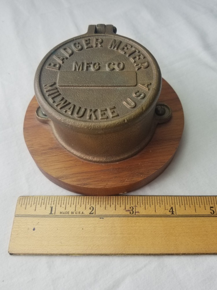 Badger Meter Milwaukee USA Steampunk Decor