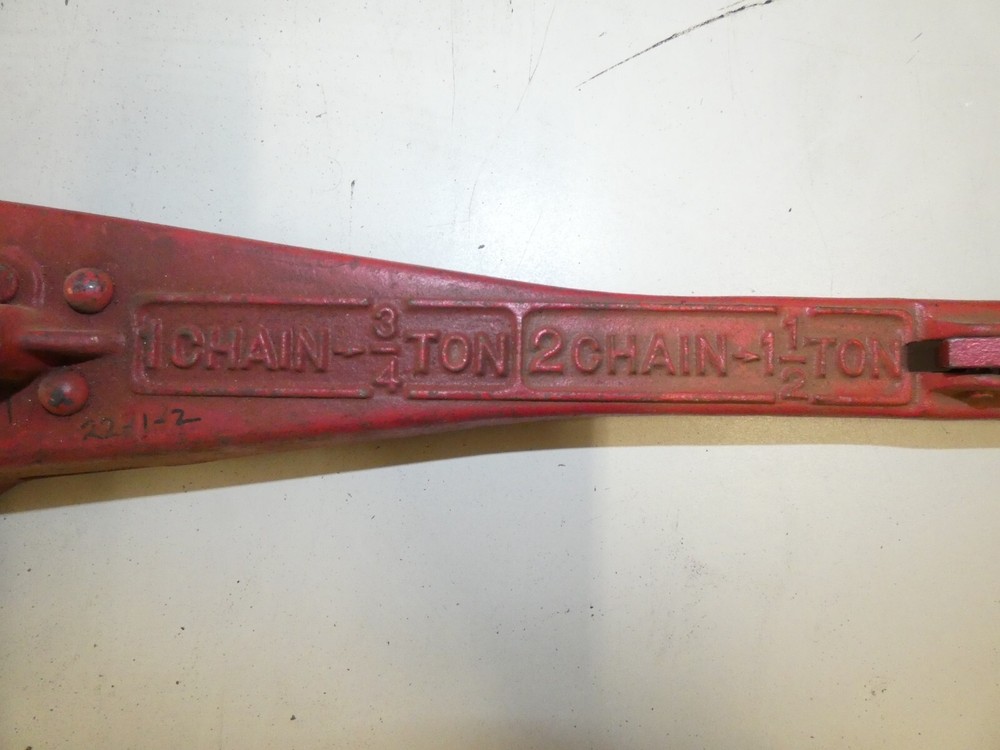 Come a Long Chain Fall 3/4 Ton Ratchet Handle