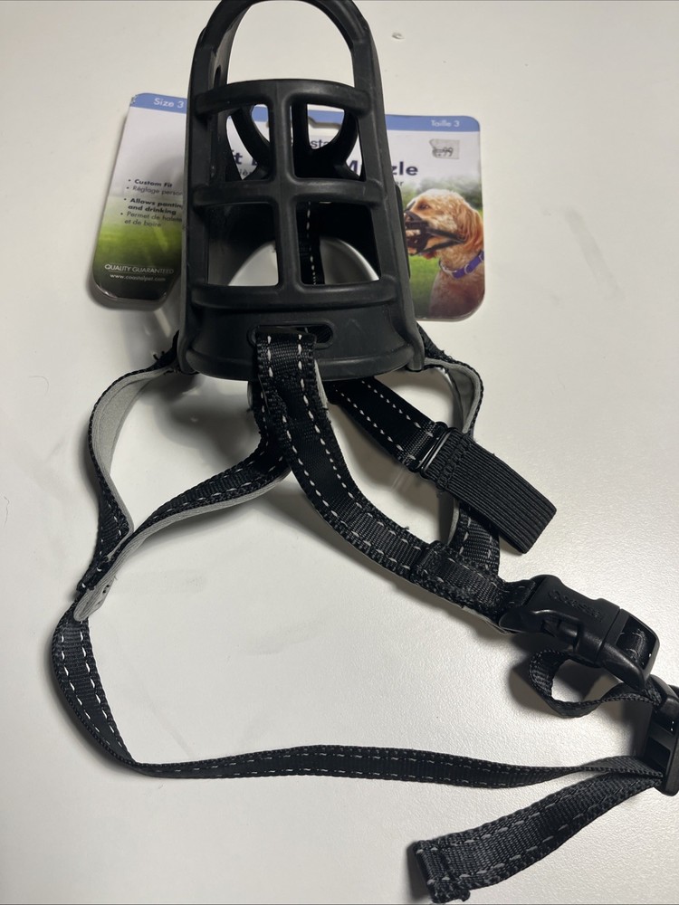 Coastal - Soft Basket Muzzle, Black, 03