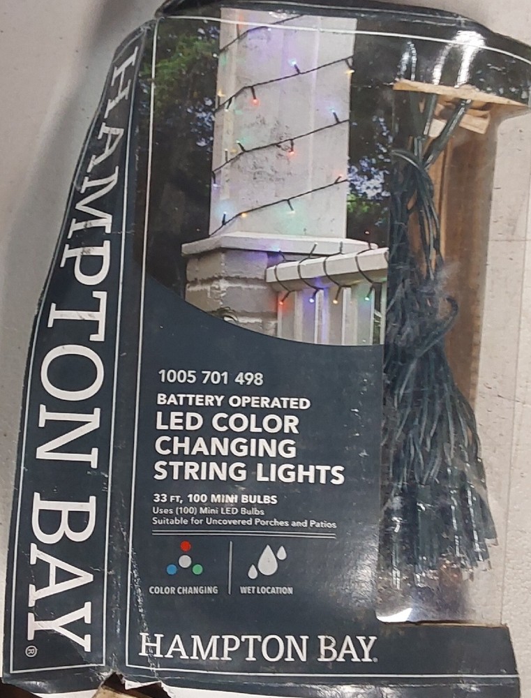 Hampton Bay LED Color Changing String Lights