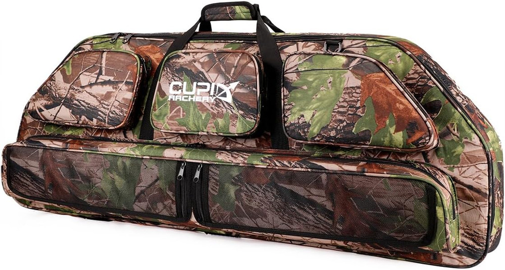 Durable Archery Soft Bow Case with Arrow Pocket & Backpack Straps