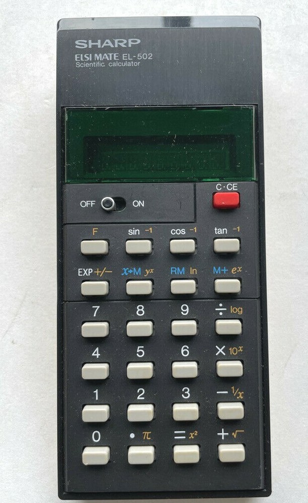 Vintage Sharp Elsi Mate EL-502 Calculator