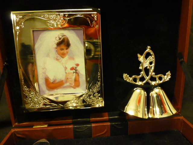 WEDDING ACCESSORIES COLLECTION SEVEN PIECE SILVER PLATED SET $285