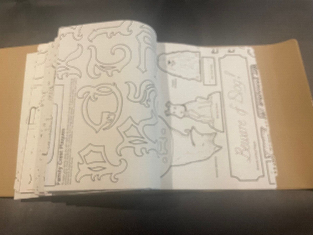 Woodworking & Scroll Saw Pattern Club Binder Large Size Patterns 1990