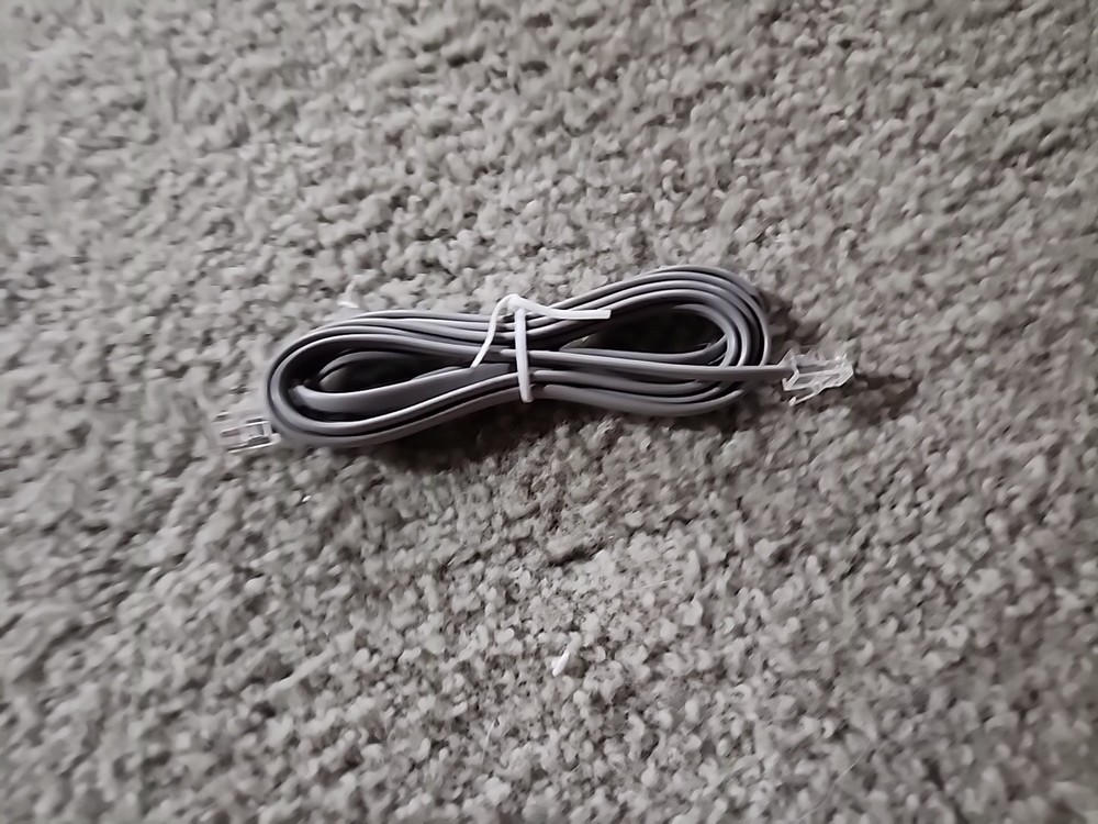 Rj11 Flat Grey Telophone Connector