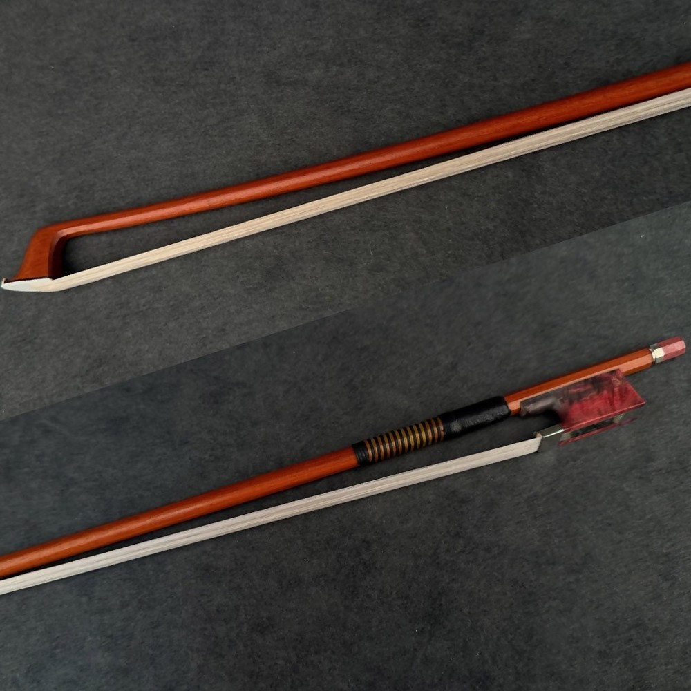 E.SARTORY Copy Master Pernambuco Violin Bow 4/4 Special Maple Frog Nickle 58g