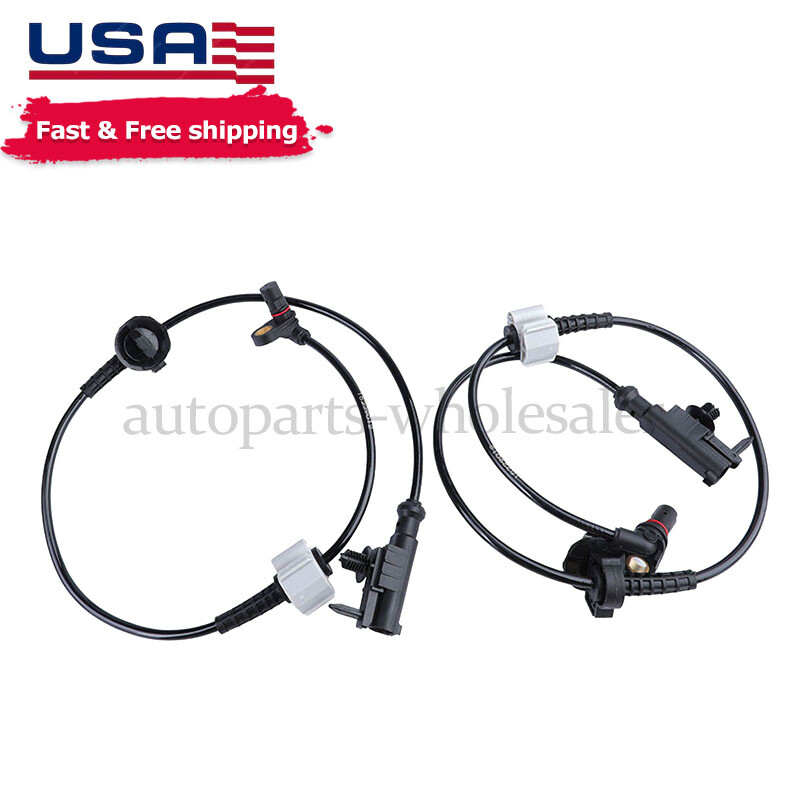 2 x ABS Wheel Speed Sensor Front For 07-12 Chevrolet Silverado 1500, GMC Yuko