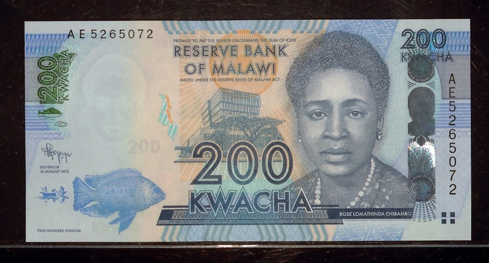 2012 MALAWI 200 Kwacha | UNC | AE5265072