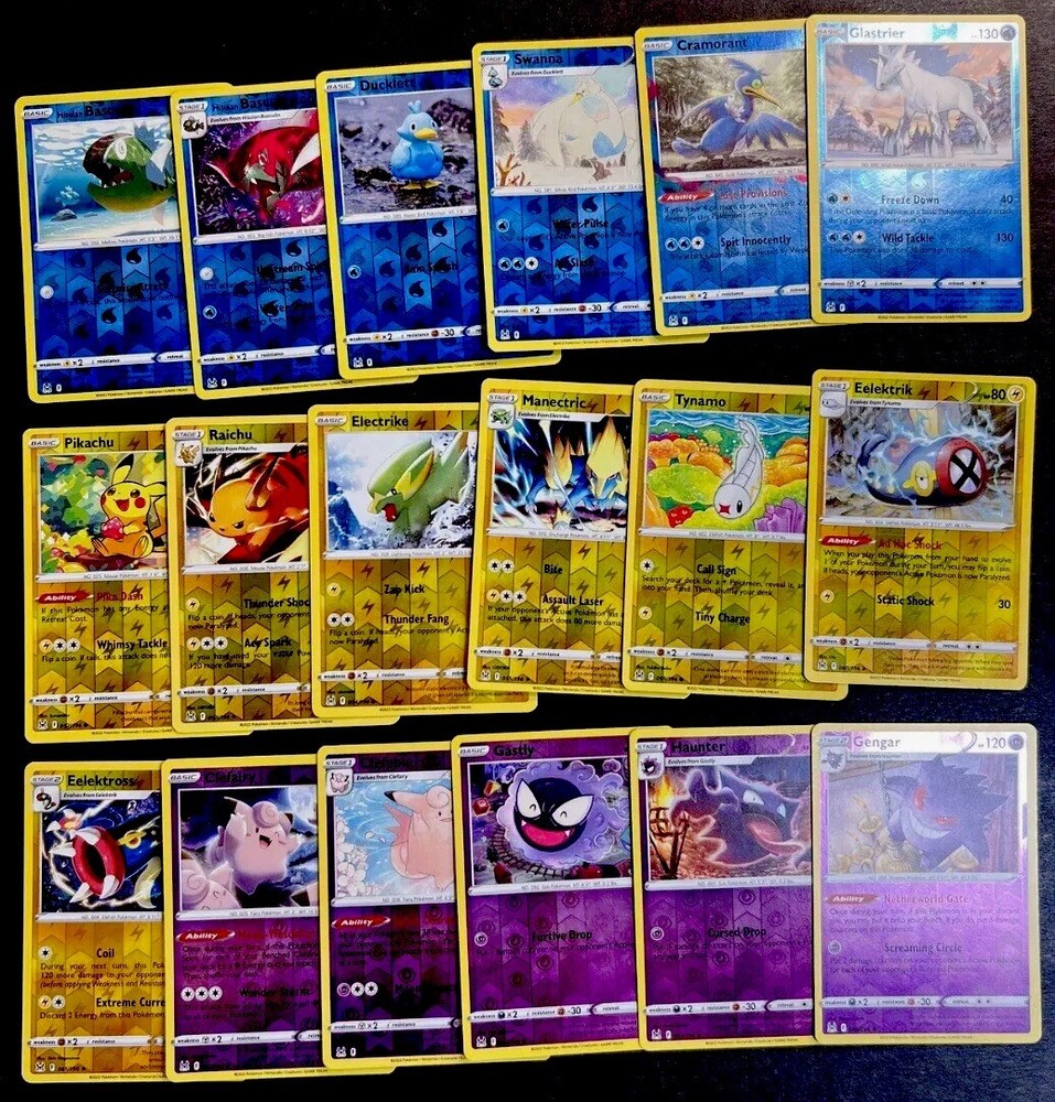 Lost Origin & Silver Tempest Base Sets - VStars/Radiants/V’s/Holos/Reverse Holos