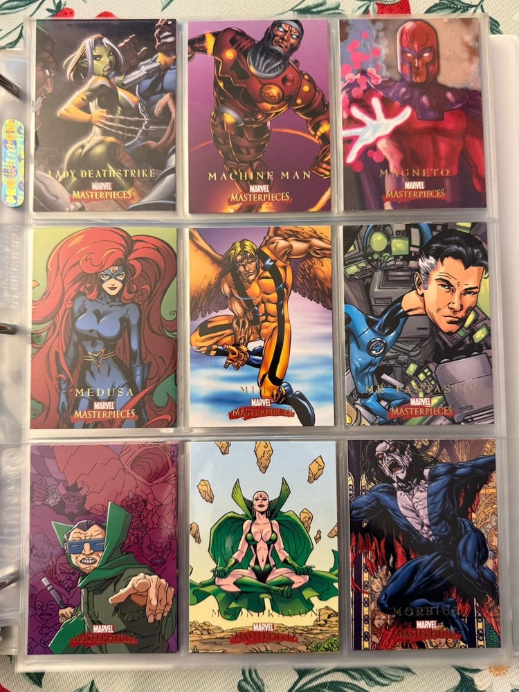 2008 MARVEL MASTERPIECES series 2 Complete Base Set 1-90 Skybox.