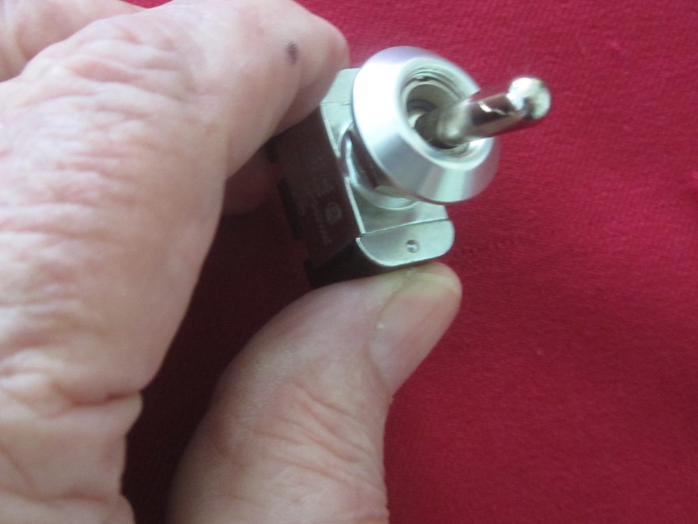 CARLING STAINLESS TOGGLE ON/OFF SWITCH O/O2T