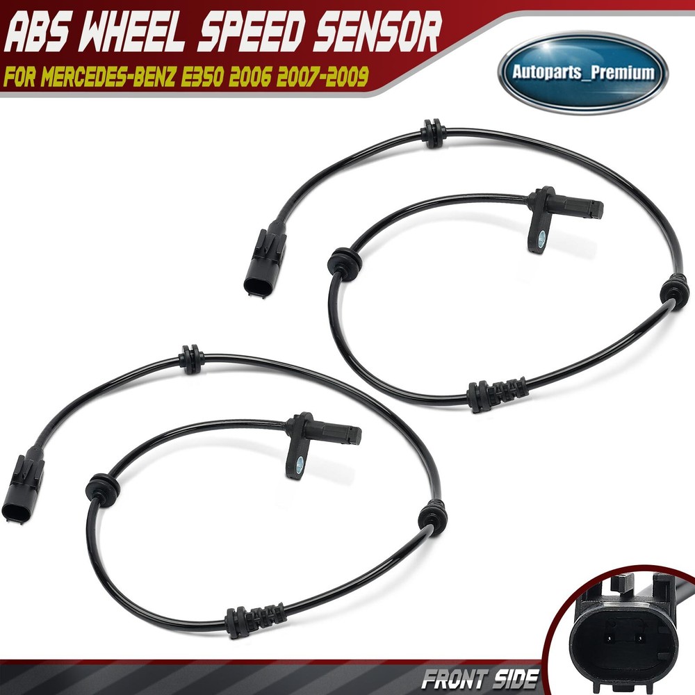 2x Front ABS Wheel Speed Sensor for Mercedes-Benz E280 E320 E350 E500 E550 AWD