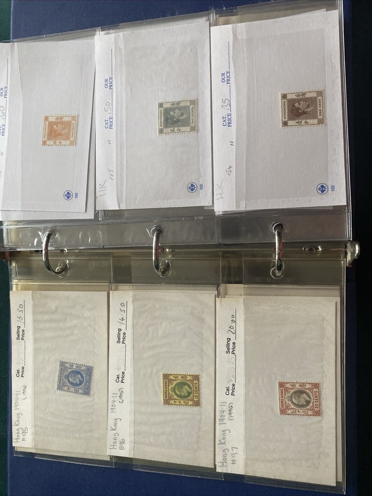 hong kong stamp collection