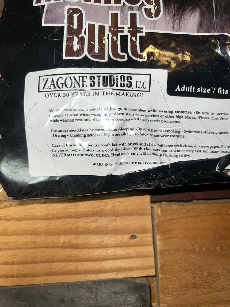New Zagone Studios Monkey Butt 2007 New In Package