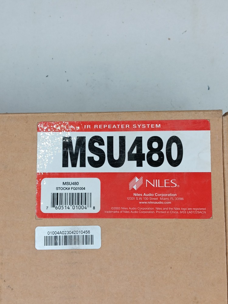 Niles MSU480 in Main System Unit