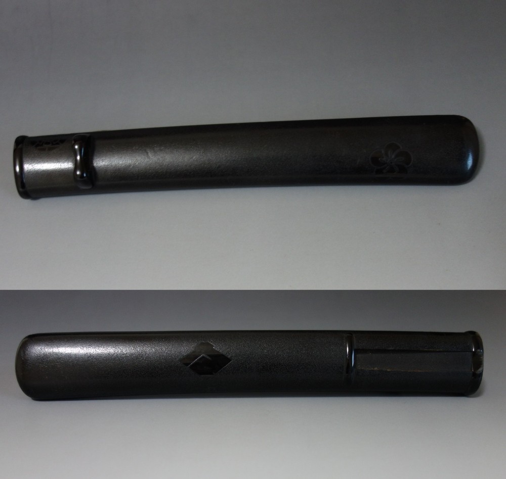 Tanto dagger NIHONTO shadow puppet saya koshirae samurai sword Edo