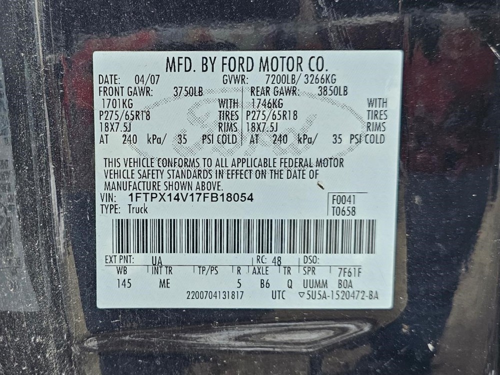 F150 2007 Headrest 2419968