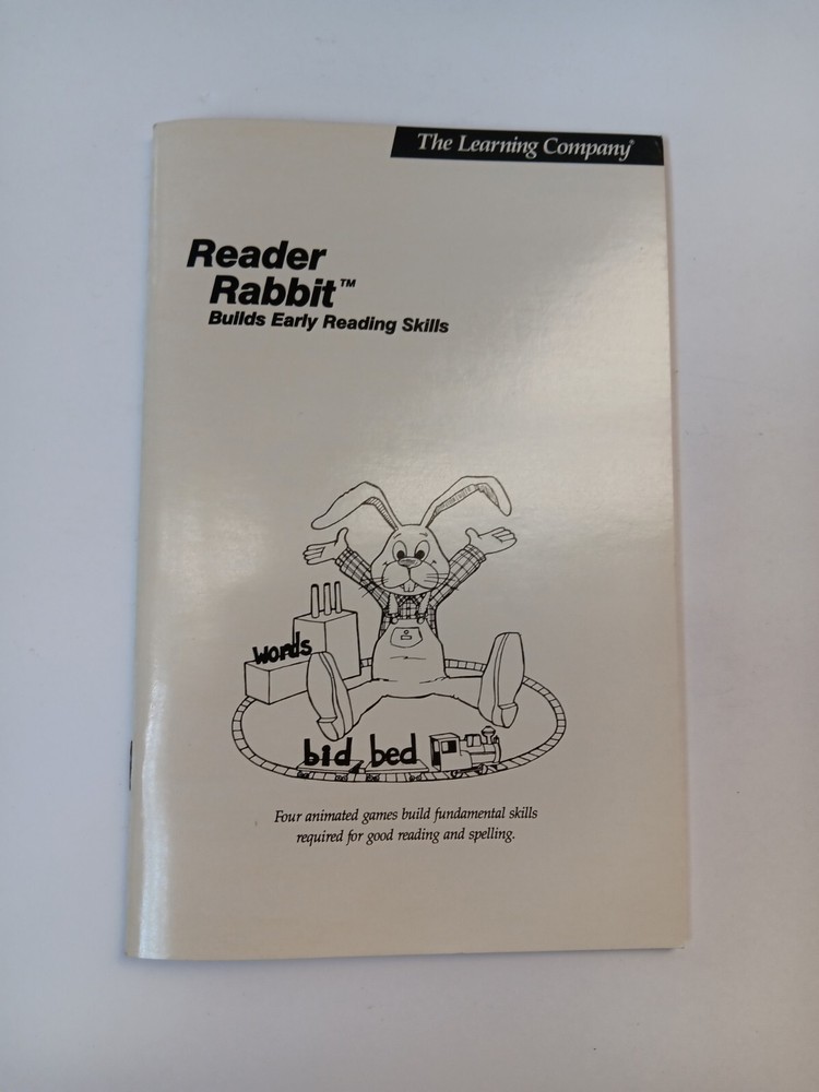 Commodore 64/128 Reader Rabbit The Learning Company Software Tested/Works