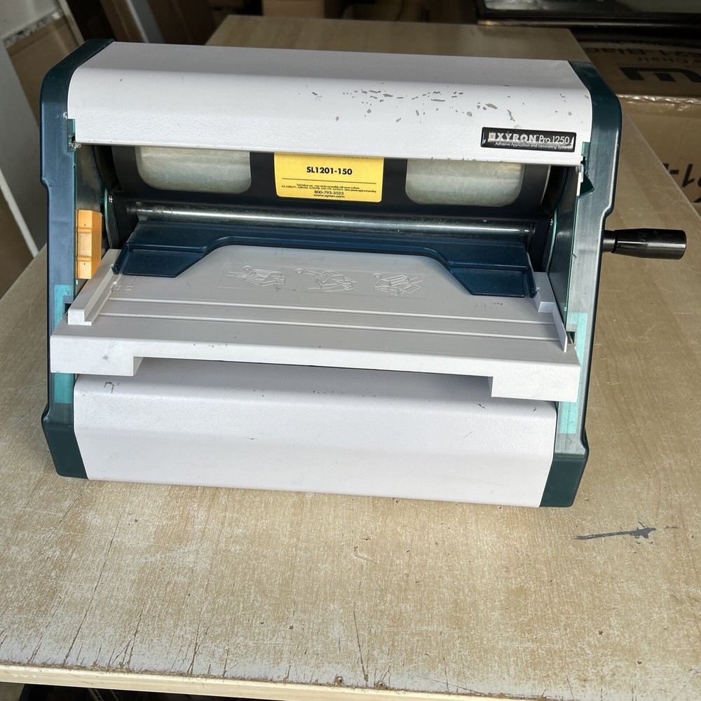 XYRON Pro 1250. Adhesive Application and Laminating System. Used.