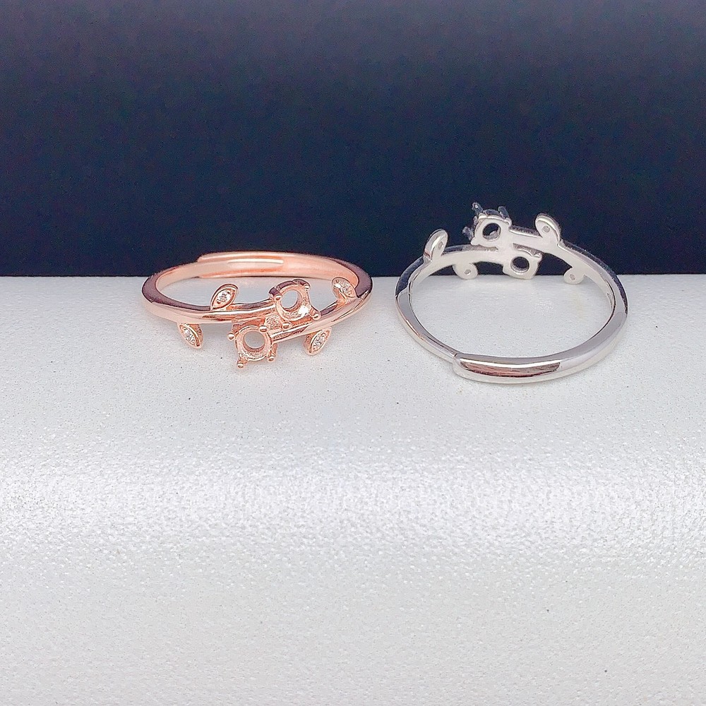 Empty silver925 ring setting, blank setting silver ring DIY