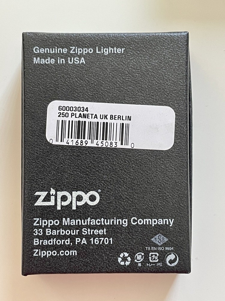 Genuine Zippo Berlin Lighter! New!
