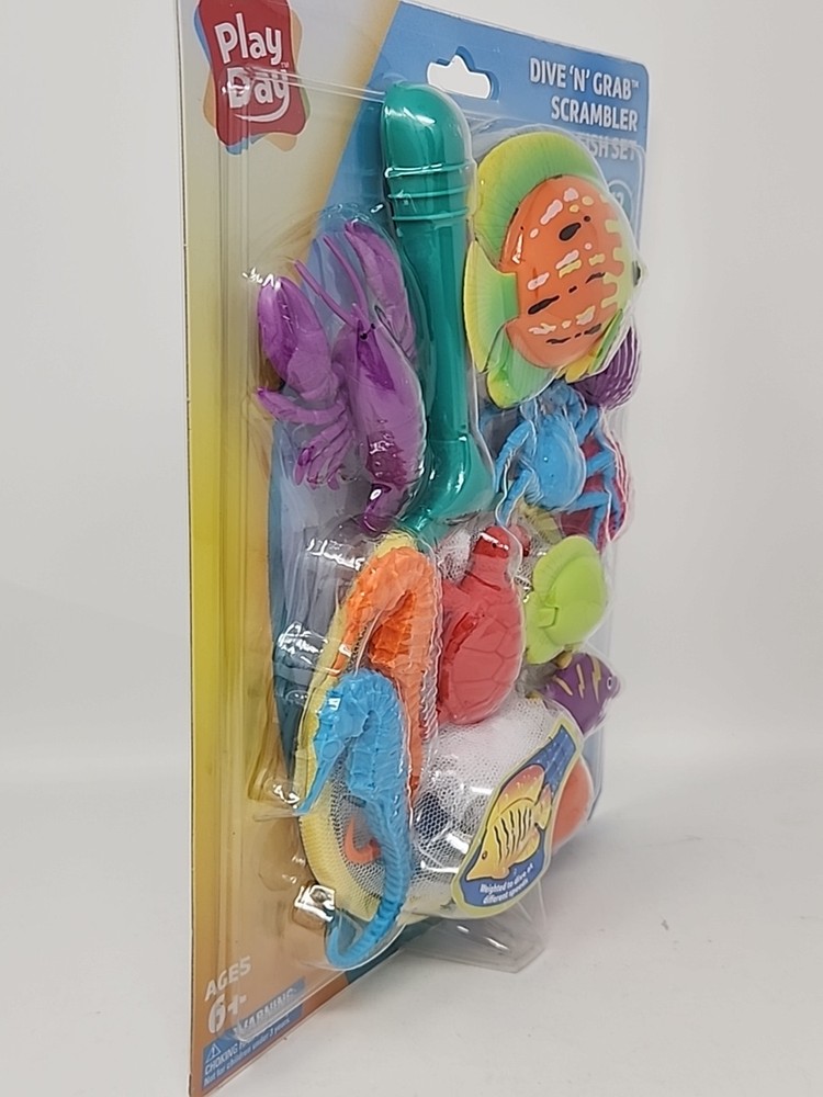 Play Day Dive "N" Grab Scrambler Fish Set (12 Pieces)