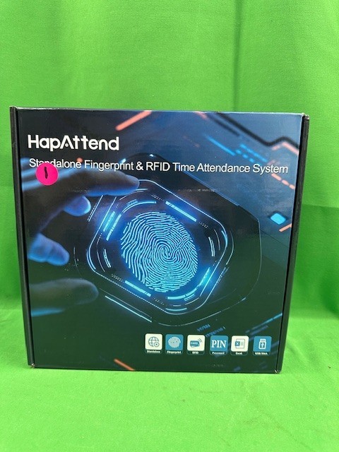 HapAttend Fingerprint Time Attendance Access Control System (E4)