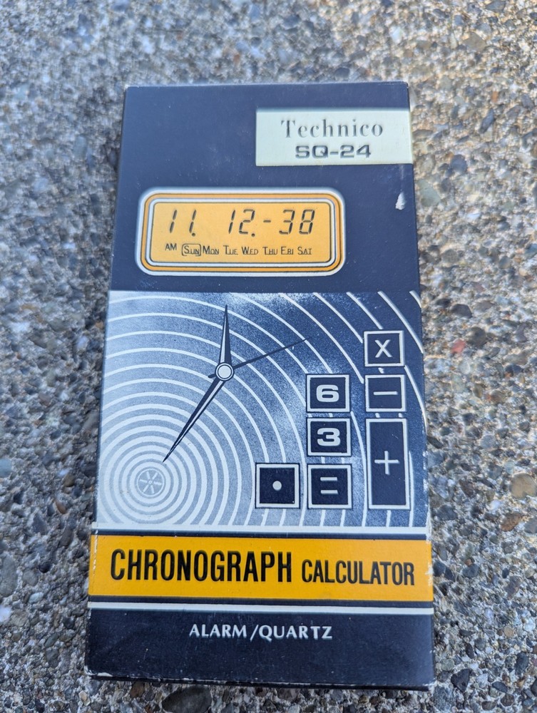 Technico SQ-24 Chronograph Calculator - New In Box