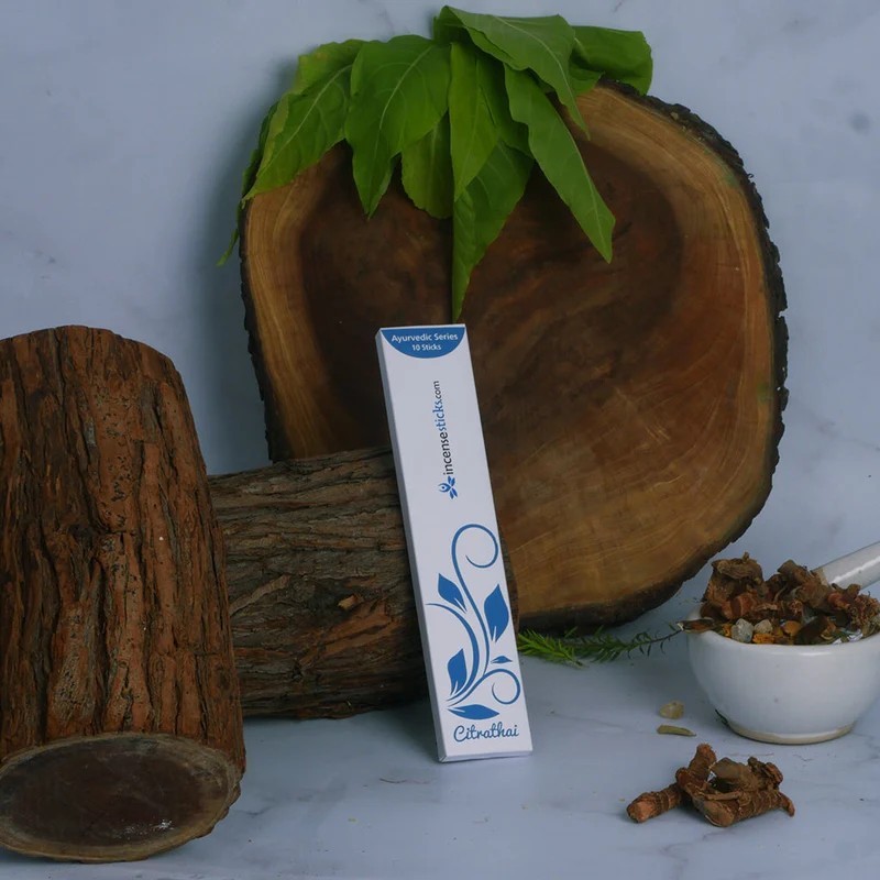 Chitharathai Incense 8" 10 Sticks Packs: 1 Pack