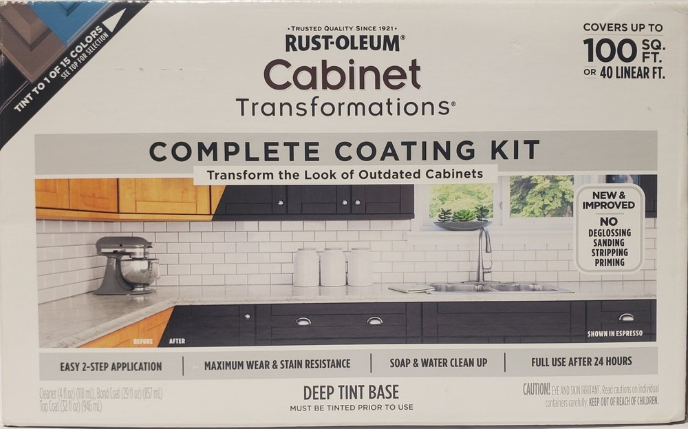 Rust-Oleum 380390 Cabinet Transformations Kit Deep Tint Base Kit