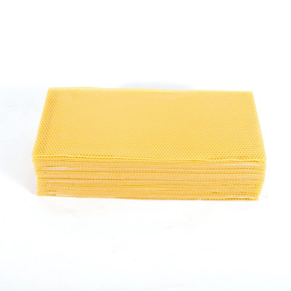 30pc Honeycomb Sheets Bee Wax Foundation Beehive Frames for Beekeeping Brood Box