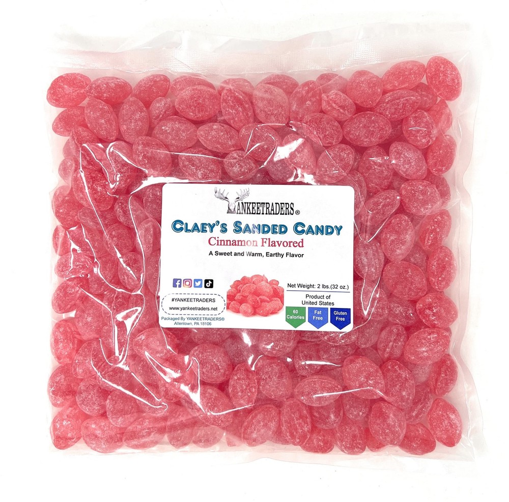 Claeys Sanded Candy Drops, Cinnamon, 2 Pound