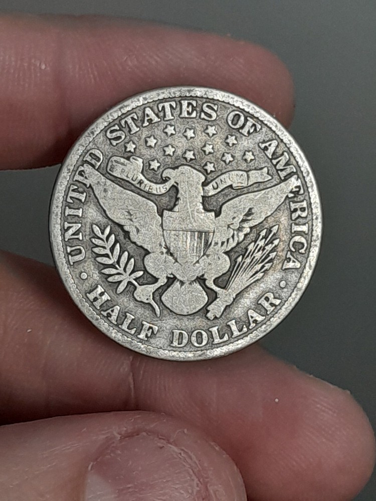 1909 Barber Silver Half Dollar