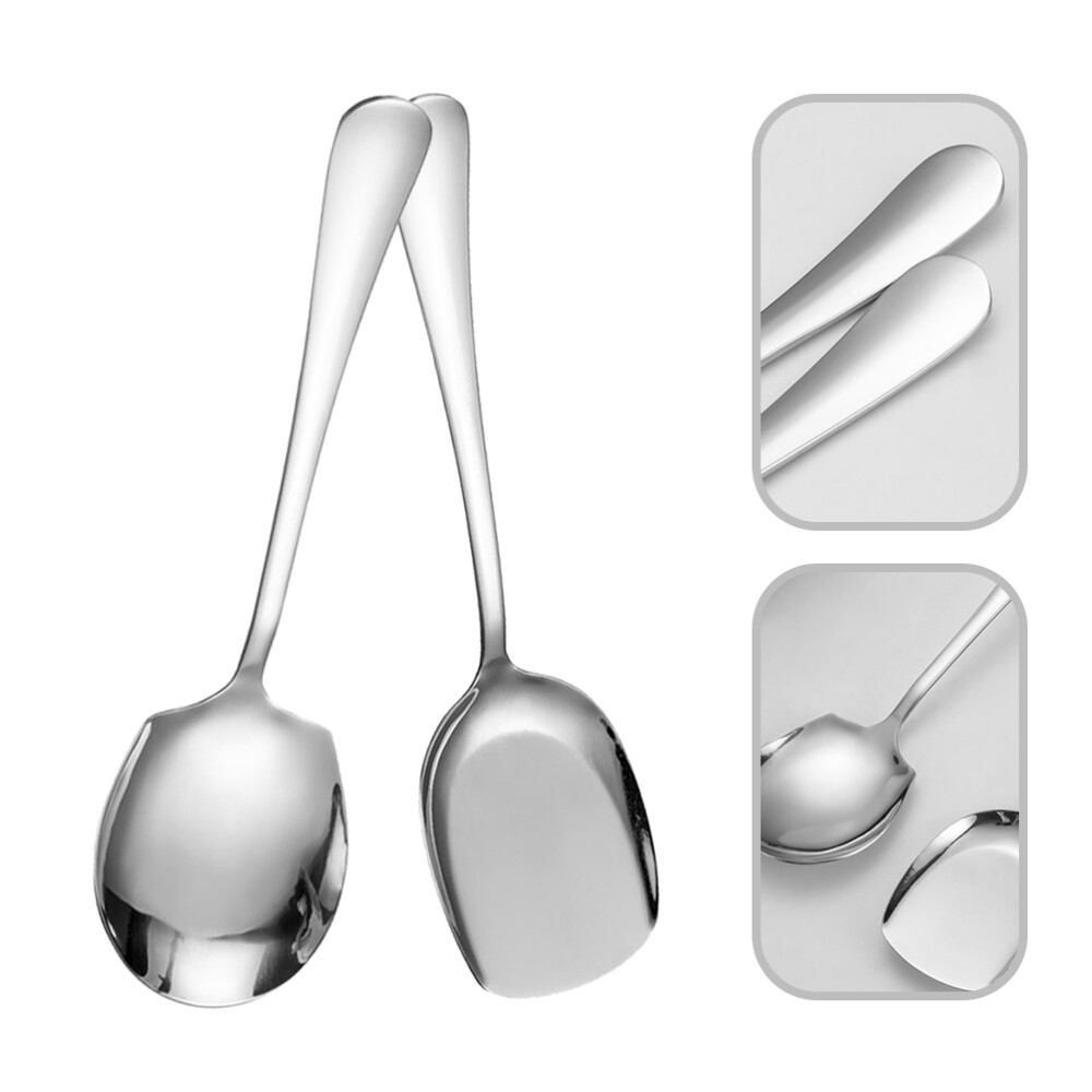 2pcs spoons Buffet Large Serving Spoon Serving Spoon Large Serving