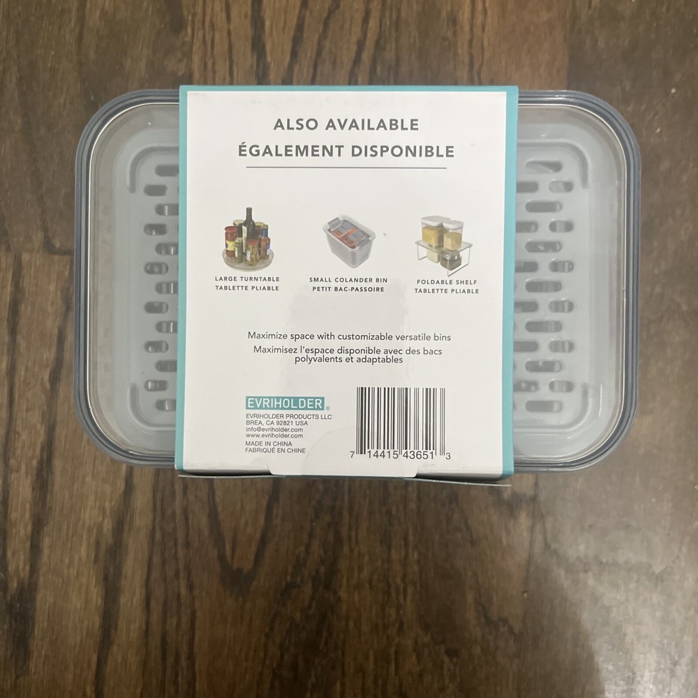 Kitchen Spaces - 1465A6-AMZ Kitchen Spaces Colander Bin Medium Gray