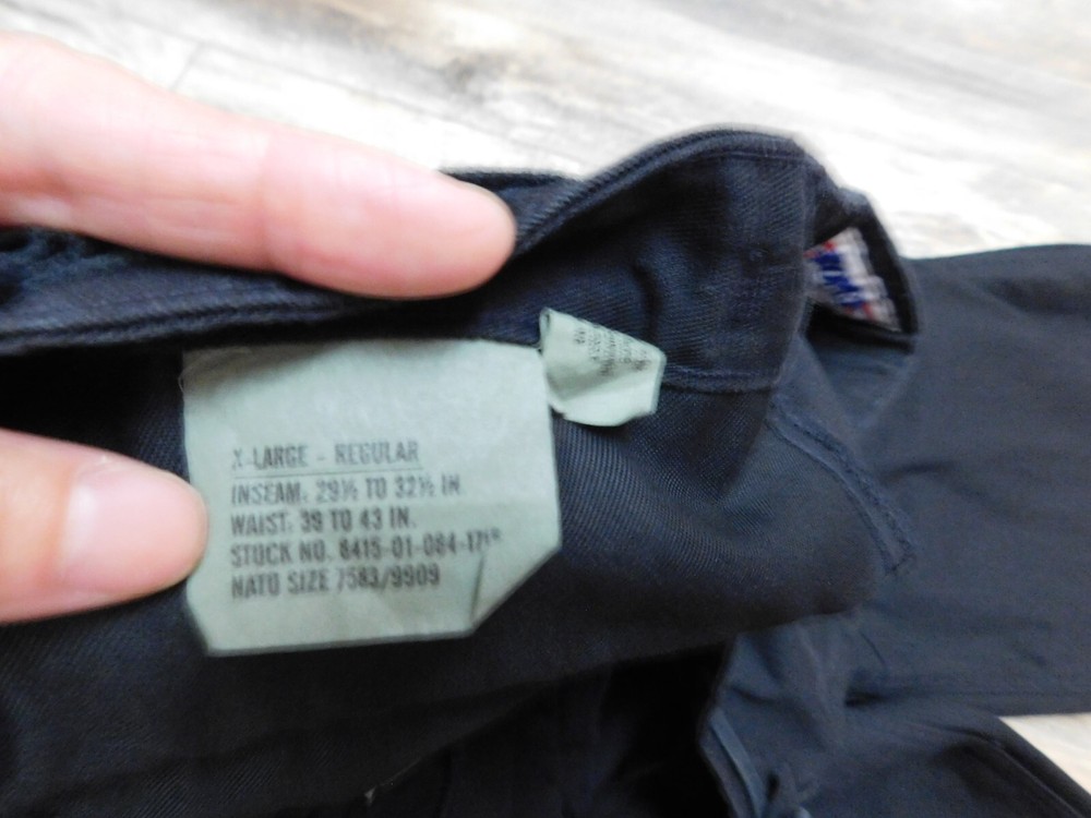 US MILITARY PROPPER BLACK PANTS SIZE XL - REGULAR