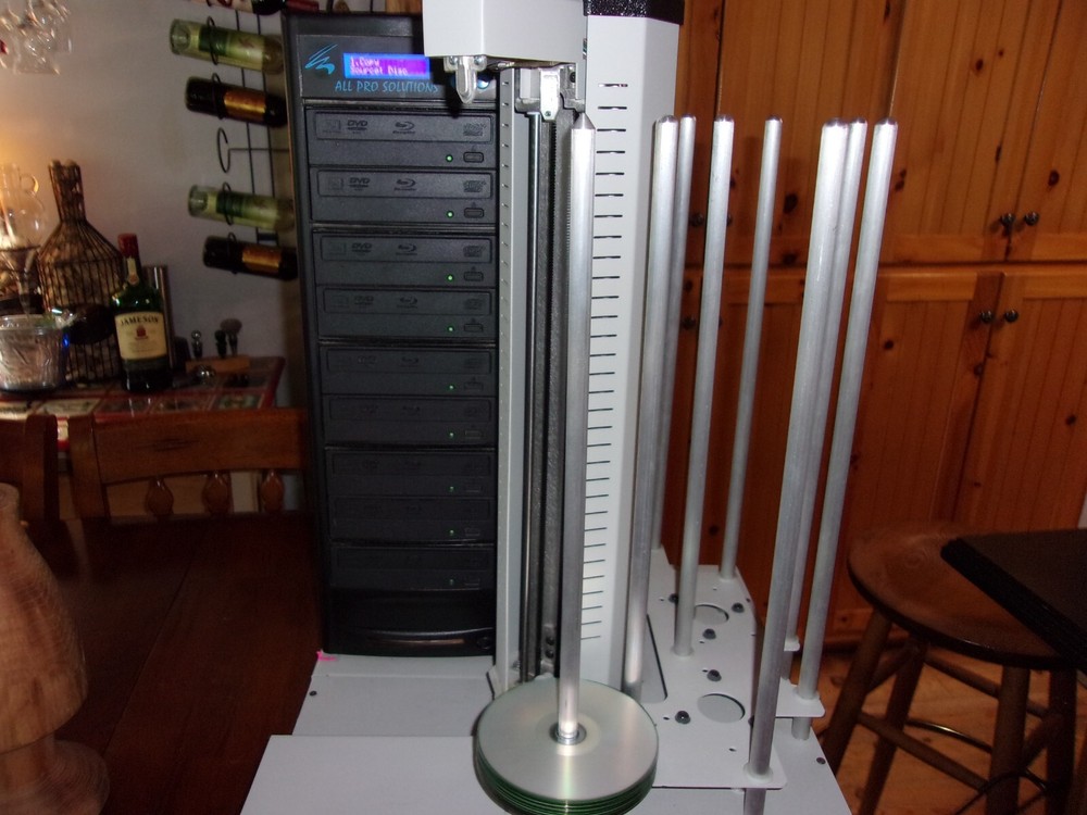 All Pro Solutions DVD Blu-Ray Cd Duplicator Hera 9 with auto loader