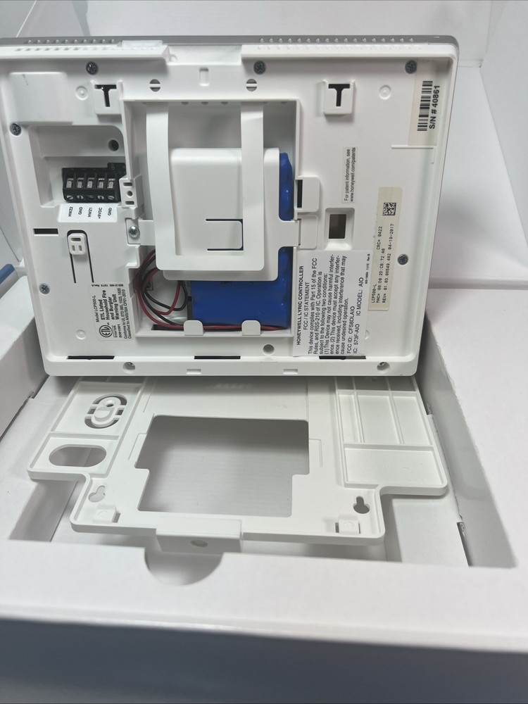 LCP500-L Honeywell Lyric 7" Controller Panel White New Open Box