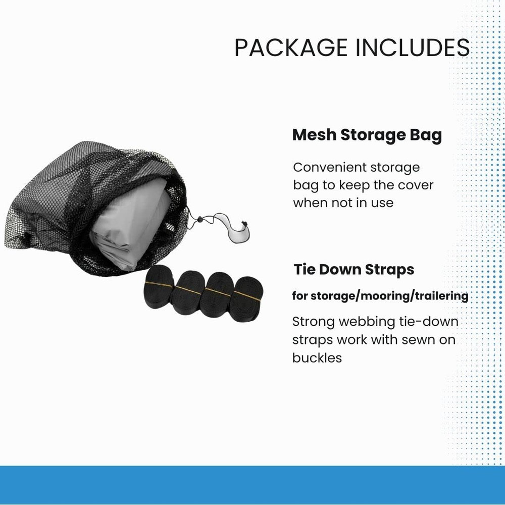 EliteShield Trailerable Inflatable Size 1: up to 9.5' L, beam width 64", Gray