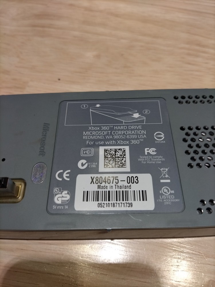 OEM Official Microsoft Xbox 360 Hard Drive HDD X804675-003 - working