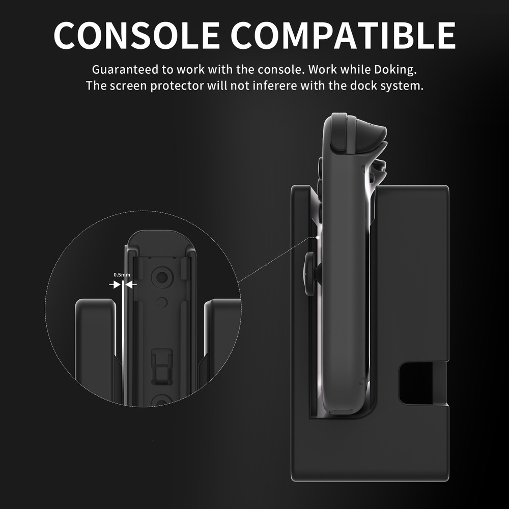 HD Clear Premium Tempered Glass Screen Protector for Nintendo Switch - 2 Pack