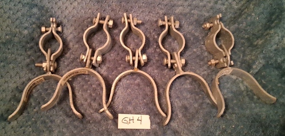 5 Pk Galvanized Chain Link Fork Latches, 1-3/8" x 2-3/8"